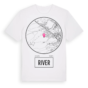 River t-shirt – ekologisk bomull t-shirt från Pinshirt