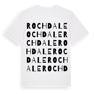 Rochdale ordlek t-shirt – ekologisk bomull t-shirt från Pinshirt