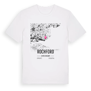 Rochford karta t-shirt – ekologisk bomull t-shirt från Pinshirt