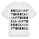 Rockhampton ordlek t-shirt