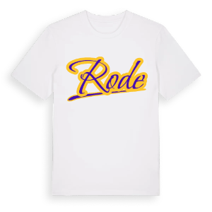 Rode baseball t-shirt – ekologisk bomull t-shirt från Pinshirt