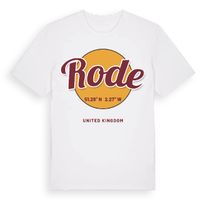 Rode cirkel t-shirt – ekologisk bomull t-shirt från Pinshirt