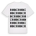 Rode ordlek t-shirt