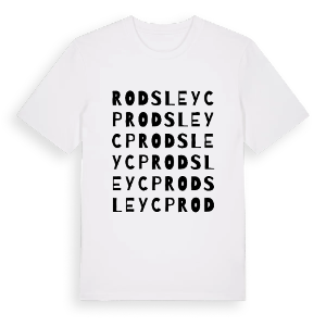 Rodsley CP ordlek t-shirt – ekologisk bomull t-shirt från Pinshirt