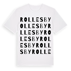 Rollesby ordlek t-shirt – ekologisk bomull t-shirt från Pinshirt