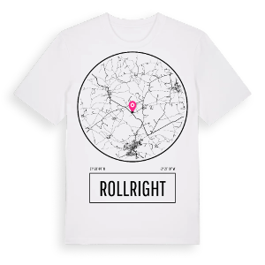 Rollright t-shirt – ekologisk bomull t-shirt från Pinshirt