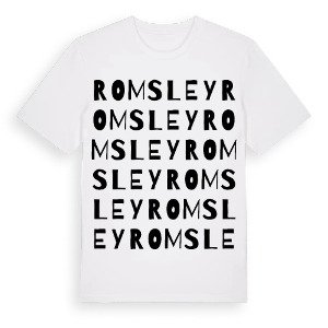 Romsley ordlek t-shirt – ekologisk bomull t-shirt från Pinshirt