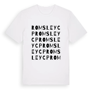 Romsley CP ordlek t-shirt – ekologisk bomull t-shirt från Pinshirt