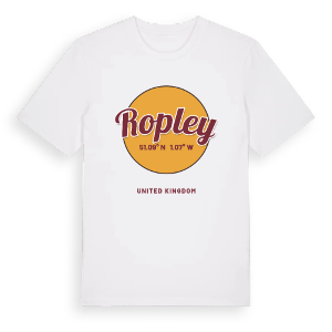 Ropley cirkel t-shirt – ekologisk bomull t-shirt från Pinshirt