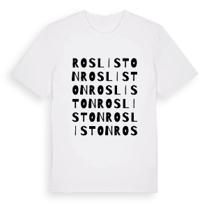 Rosliston ordlek t-shirt – ekologisk bomull t-shirt från Pinshirt