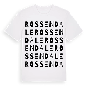 Rossendale ordlek t-shirt – ekologisk bomull t-shirt från Pinshirt
