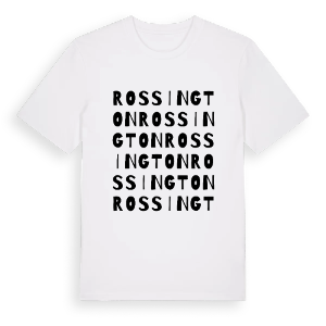 Rossington ordlek t-shirt – ekologisk bomull t-shirt från Pinshirt