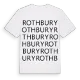 Rothbury ordlek t-shirt