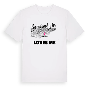 Någon i Rother älskar mig t-shirt – ekologisk bomull t-shirt från Pinshirt