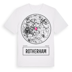 Rotherham t-shirt – ekologisk bomull t-shirt från Pinshirt
