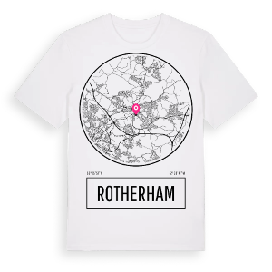 Rotherham t-shirt – ekologisk bomull t-shirt från Pinshirt