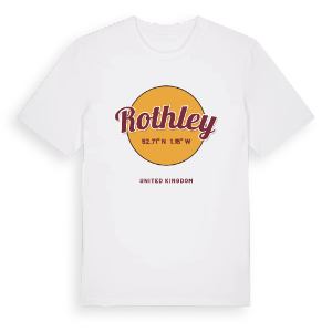 Rothley cirkel t-shirt – ekologisk bomull t-shirt från Pinshirt