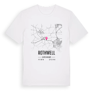 Rothwell karta t-shirt – ekologisk bomull t-shirt från Pinshirt
