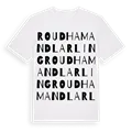 Roudham and Larling ordlek t-shirt