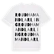 Roudham and Larling ordlek t-shirt
