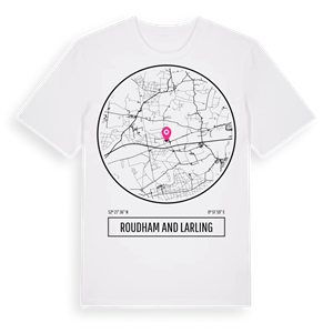 Roudham and Larling t-shirt – ekologisk bomull t-shirt från Pinshirt