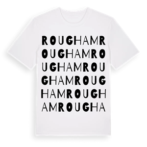 Rougham ordlek t-shirt – ekologisk bomull t-shirt från Pinshirt