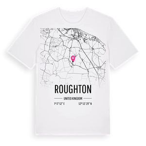 Roughton karta t-shirt – ekologisk bomull t-shirt från Pinshirt