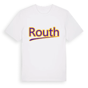 Routh baseball t-shirt – ekologisk bomull t-shirt från Pinshirt