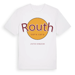 Routh cirkel t-shirt – ekologisk bomull t-shirt från Pinshirt