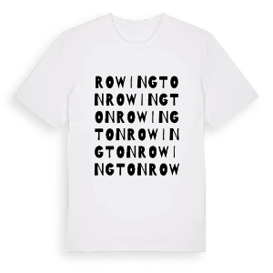 Rowington ordlek t-shirt – ekologisk bomull t-shirt från Pinshirt