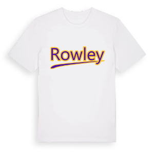 Rowley baseball t-shirt – ekologisk bomull t-shirt från Pinshirt