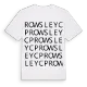 Rowsley CP ordlek t-shirt