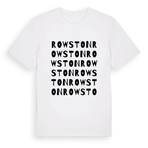 Rowston ordlek t-shirt – ekologisk bomull t-shirt från Pinshirt