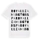 Royal Leamington Spa ordlek t-shirt