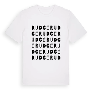 Rudge ordlek t-shirt – ekologisk bomull t-shirt från Pinshirt