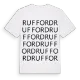 Rufford ordlek t-shirt