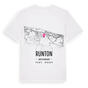 Runton karta t-shirt – ekologisk bomull t-shirt från Pinshirt
