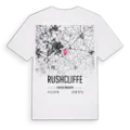 Rushcliffe karta t-shirt