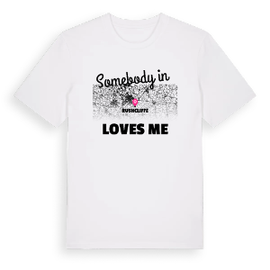 Någon i Rushcliffe älskar mig t-shirt – ekologisk bomull t-shirt från Pinshirt