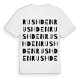 Rushden ordlek t-shirt