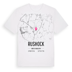 Rushock karta t-shirt – ekologisk bomull t-shirt från Pinshirt
