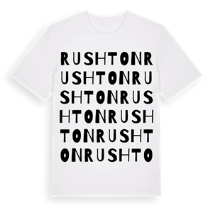 Rushton ordlek t-shirt – ekologisk bomull t-shirt från Pinshirt