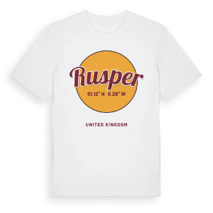 Rusper cirkel t-shirt – ekologisk bomull t-shirt från Pinshirt