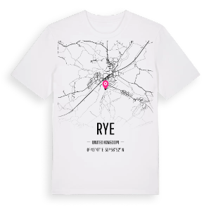 Rye karta t-shirt – ekologisk bomull t-shirt från Pinshirt