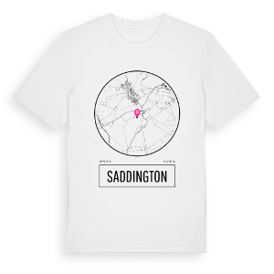 Saddington t-shirt – ekologisk bomull t-shirt från Pinshirt