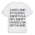Saddleworth ordlek t-shirt