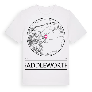 Saddleworth t-shirt – ekologisk bomull t-shirt från Pinshirt