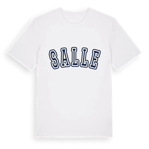 Salle college t-shirt – ekologisk bomull t-shirt från Pinshirt