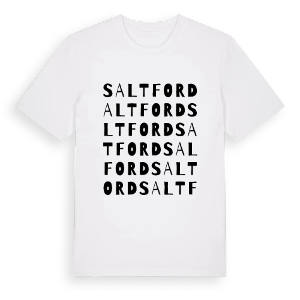 Saltford ordlek t-shirt – ekologisk bomull t-shirt från Pinshirt
