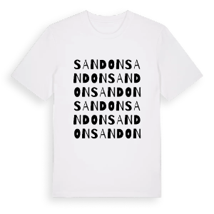 Sandon ordlek t-shirt – ekologisk bomull t-shirt från Pinshirt